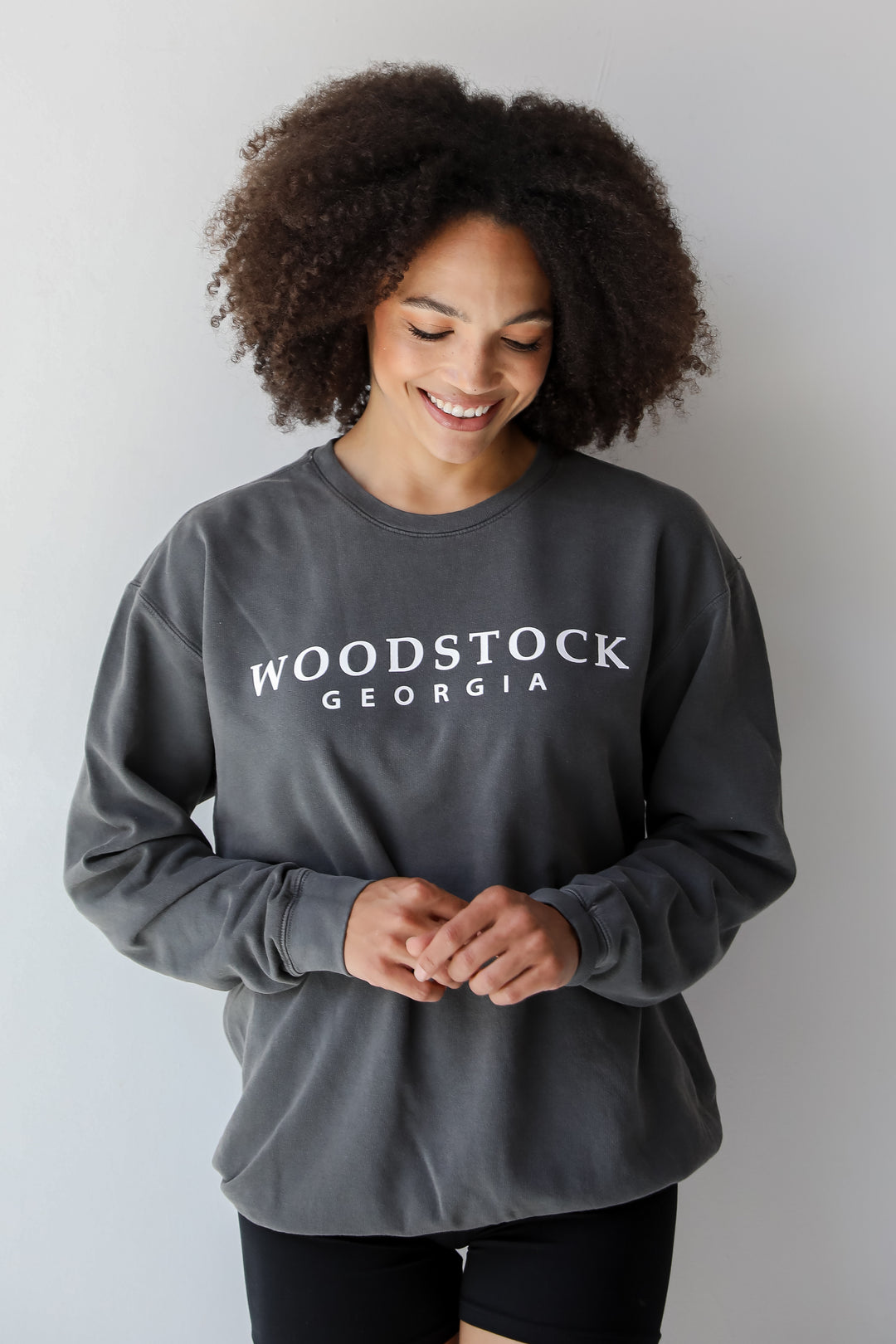 Charcoal Woodstock Georgia Sweatshirt