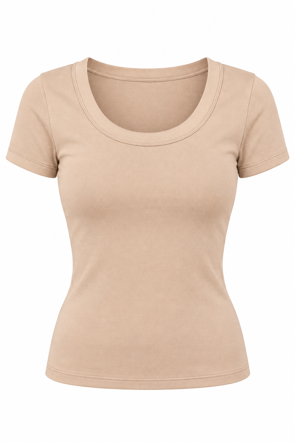 Serena Scoop Neck Basic Top