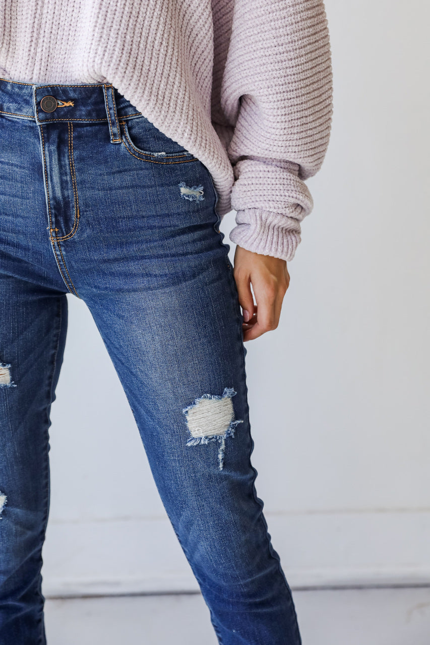 Sierra Distressed Skinny Jeans