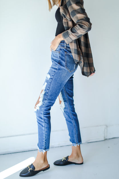 Gracie Distressed Skinny Jeans