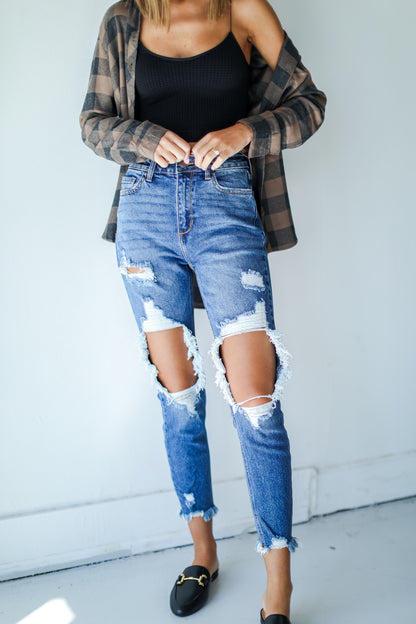 Gracie Distressed Skinny Jeans