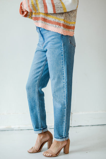 Elena High-Rise Mom Jeans