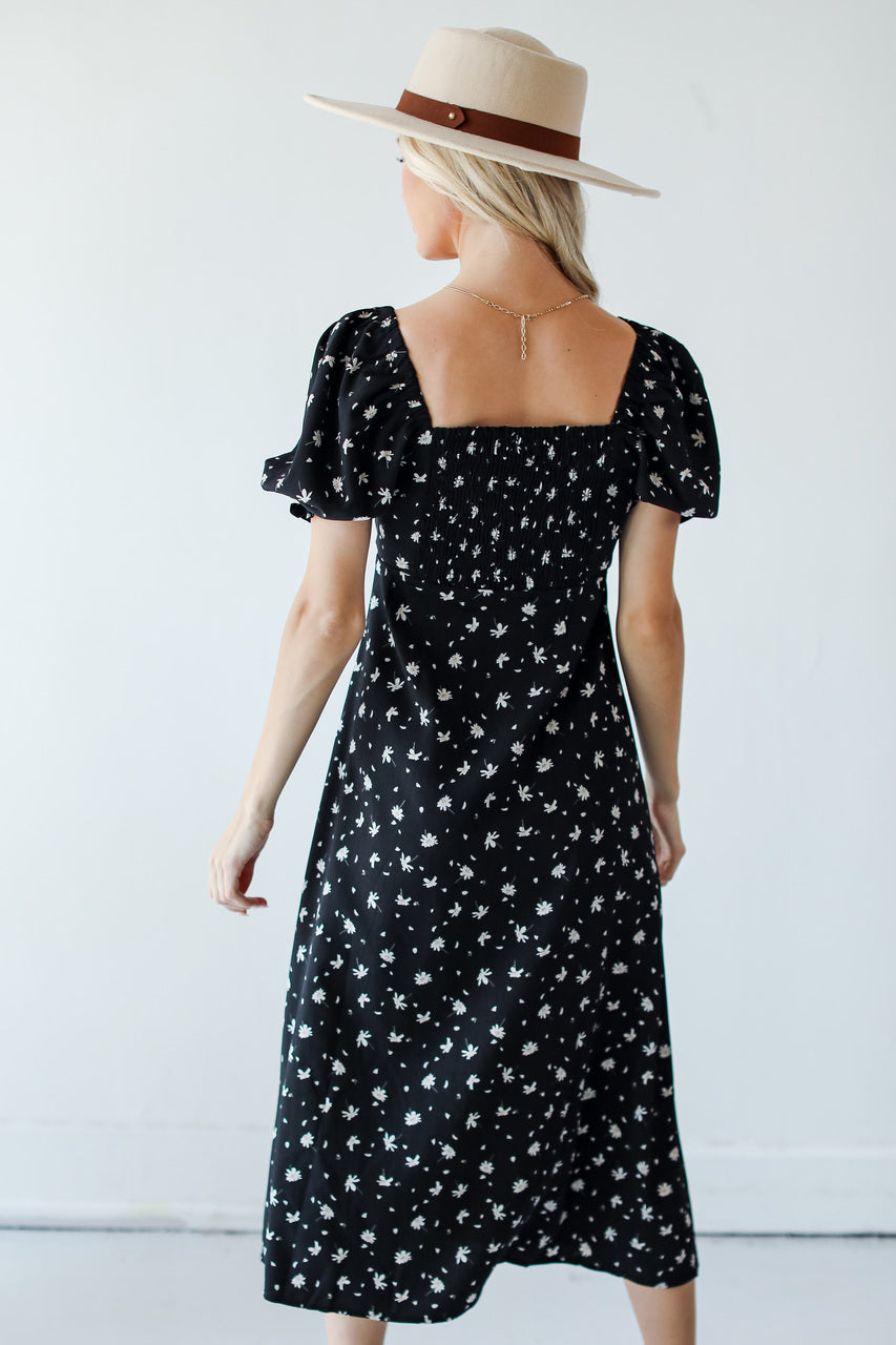 Just The One Floral Midi Dress