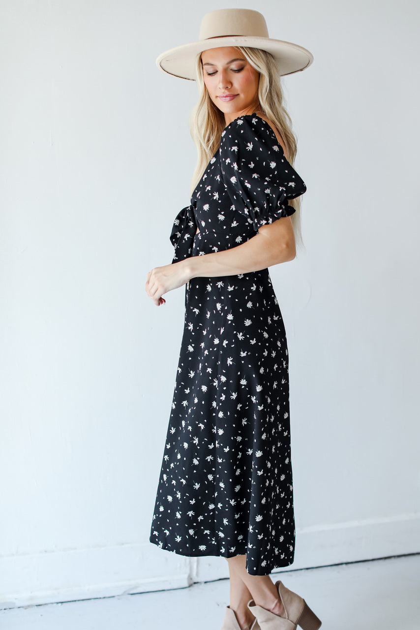 Just The One Floral Midi Dress