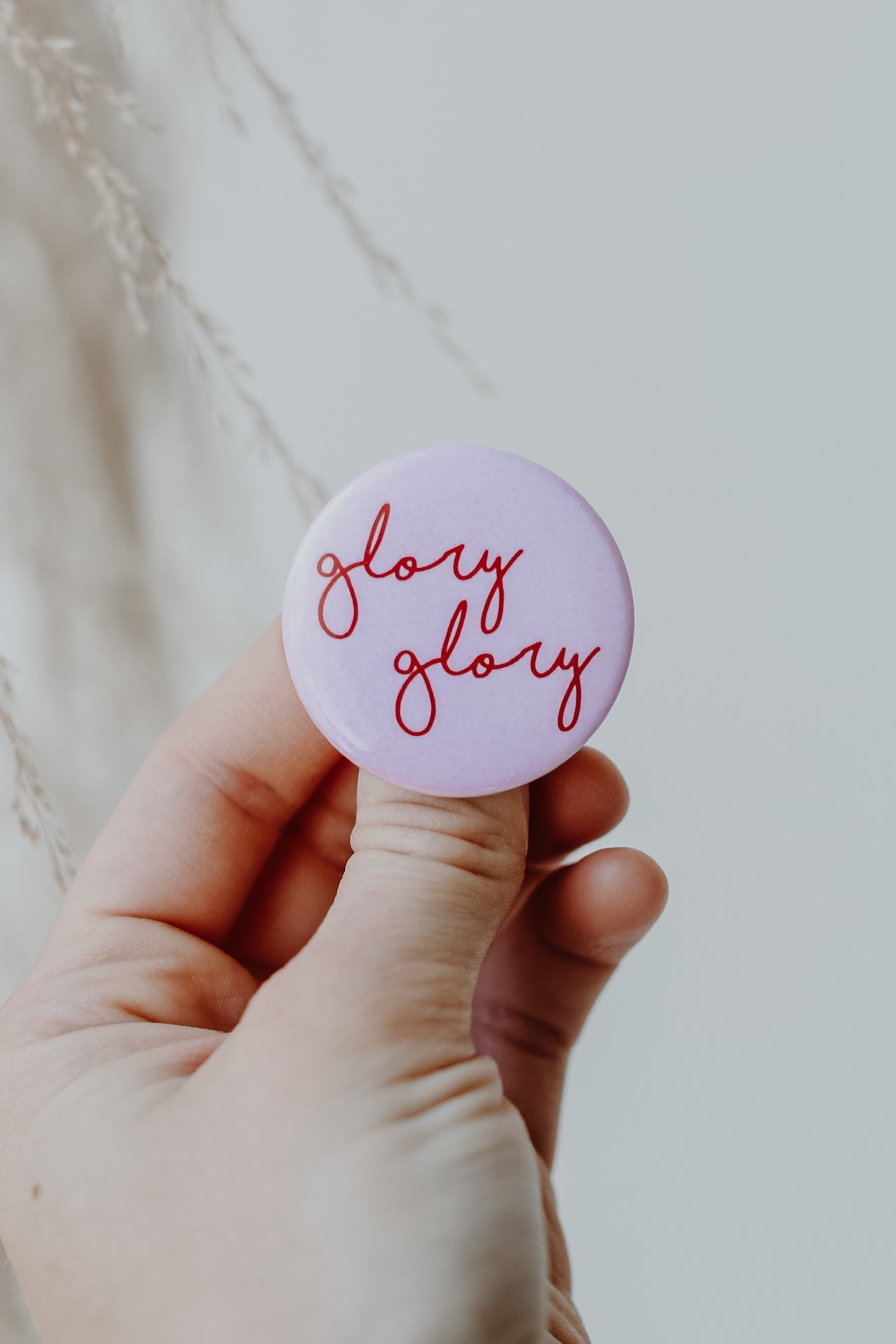 Blush Glory Glory Button