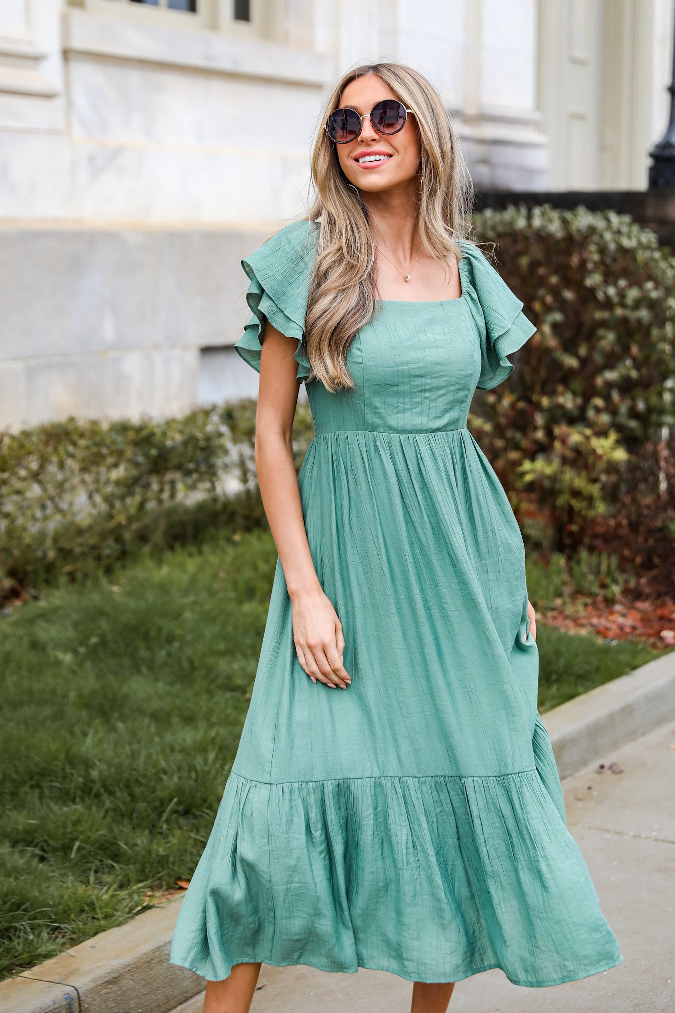 Dramatic Darling Midi Dress