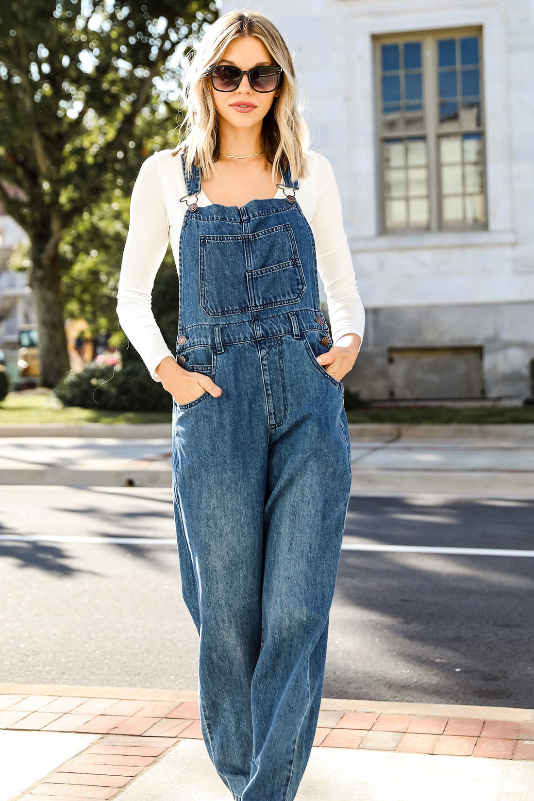 FINAL SALE - Vintage Looks Denim Overalls
