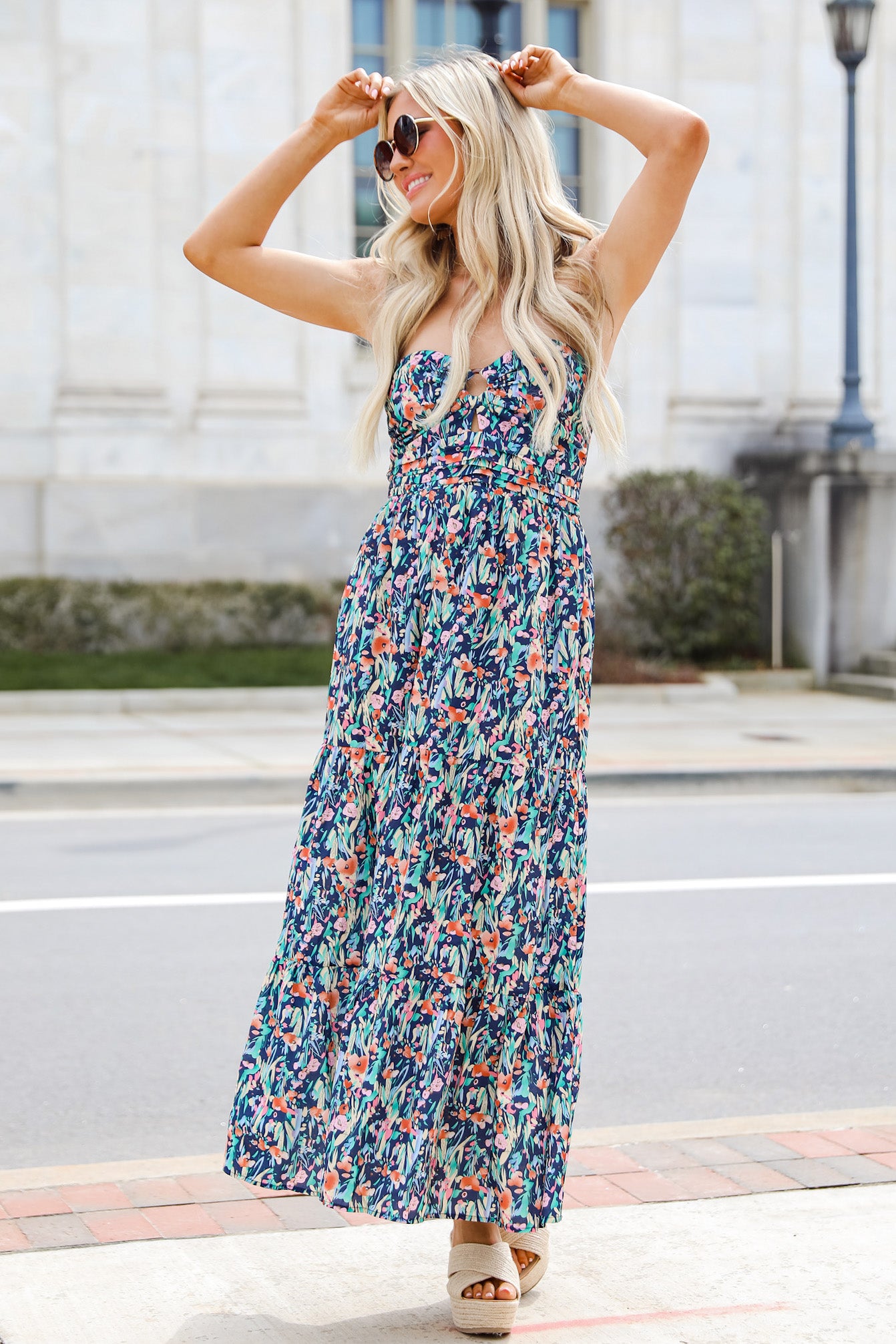 Plan For Paradise Strapless Maxi Dress