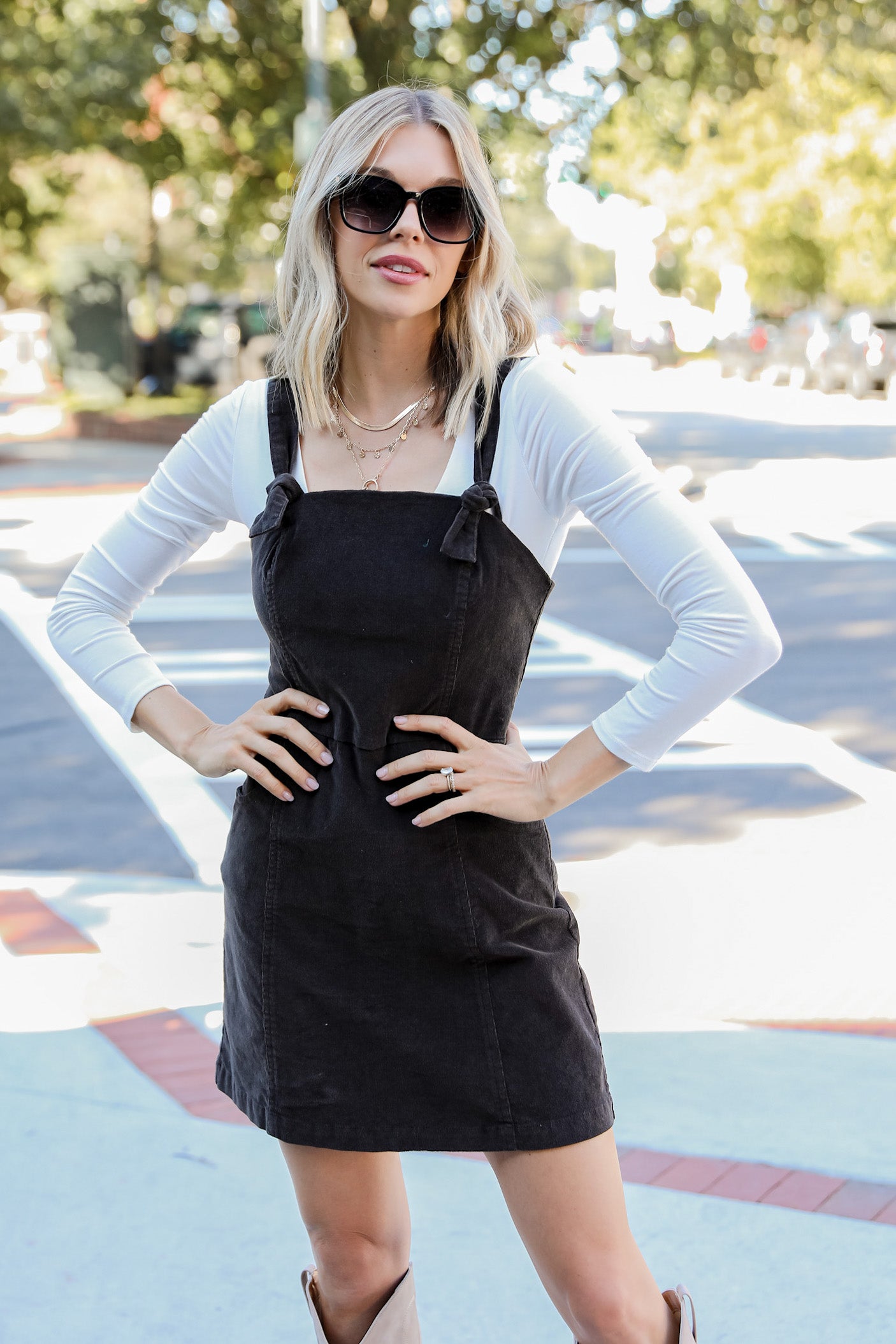 Corduroy Mini Dress