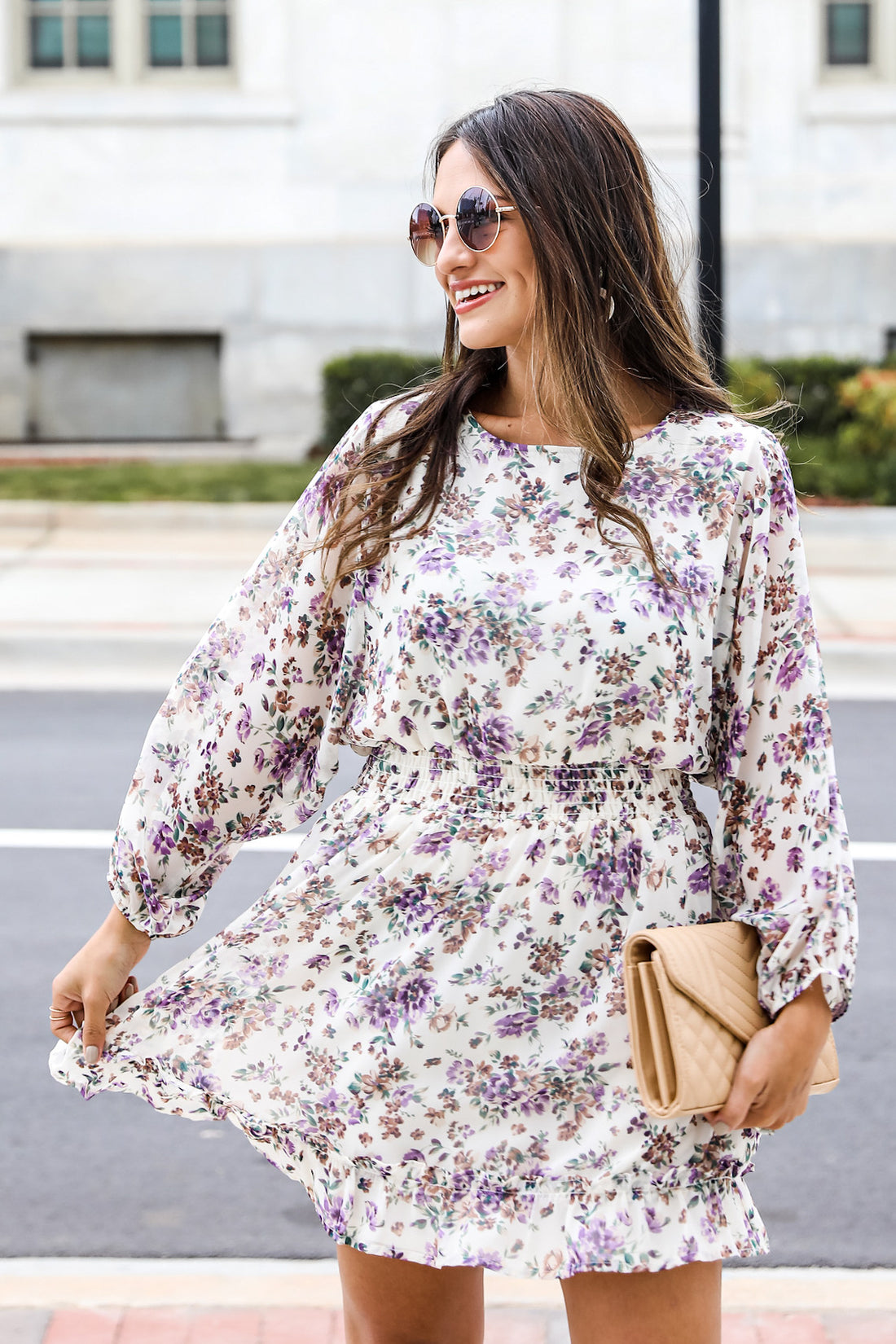 FINAL SALE - Flowery Passion Floral Mini Dress