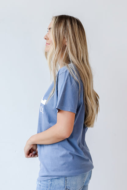 ATL Star Baseball Tee side view