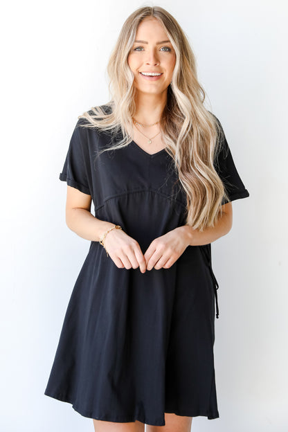 Dress in black front view