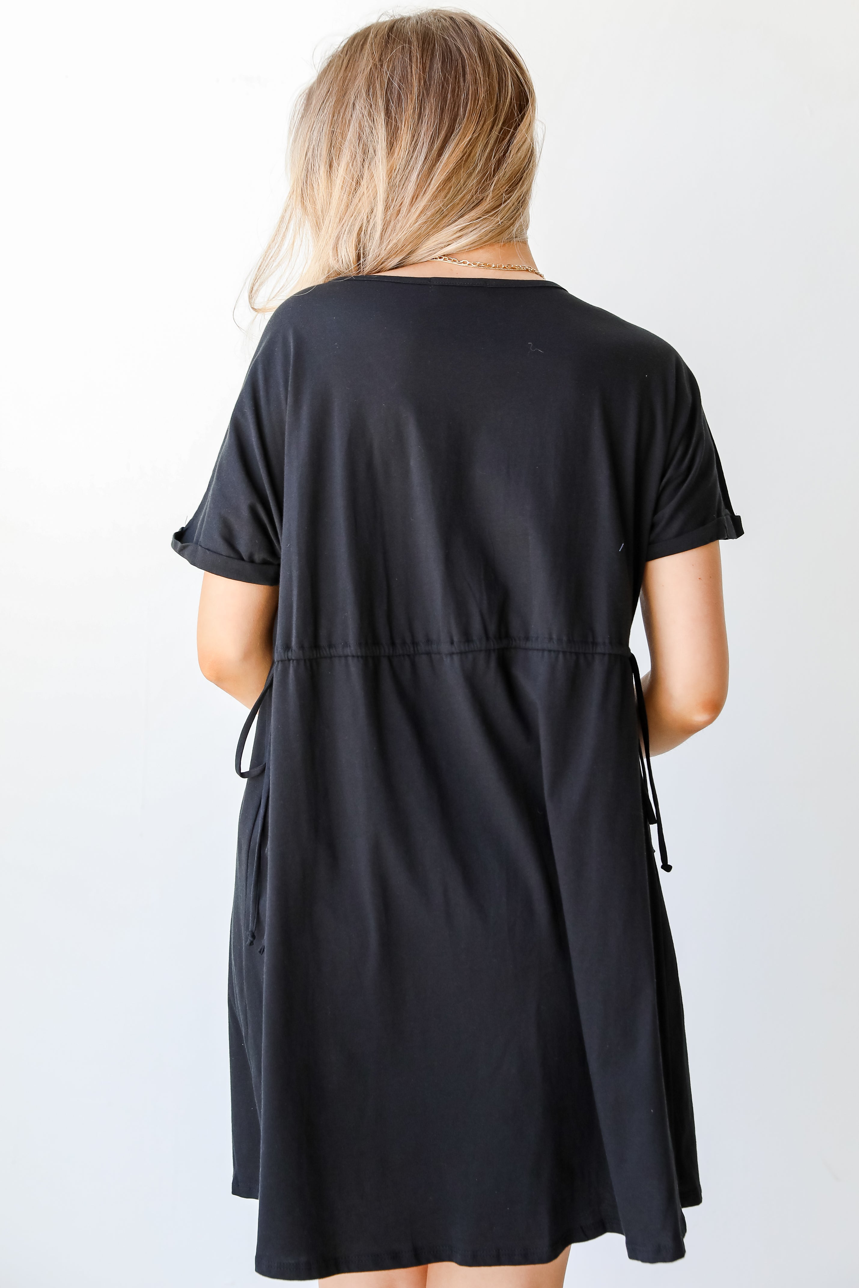 Dress in black back view