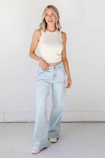 light wash skater jeans