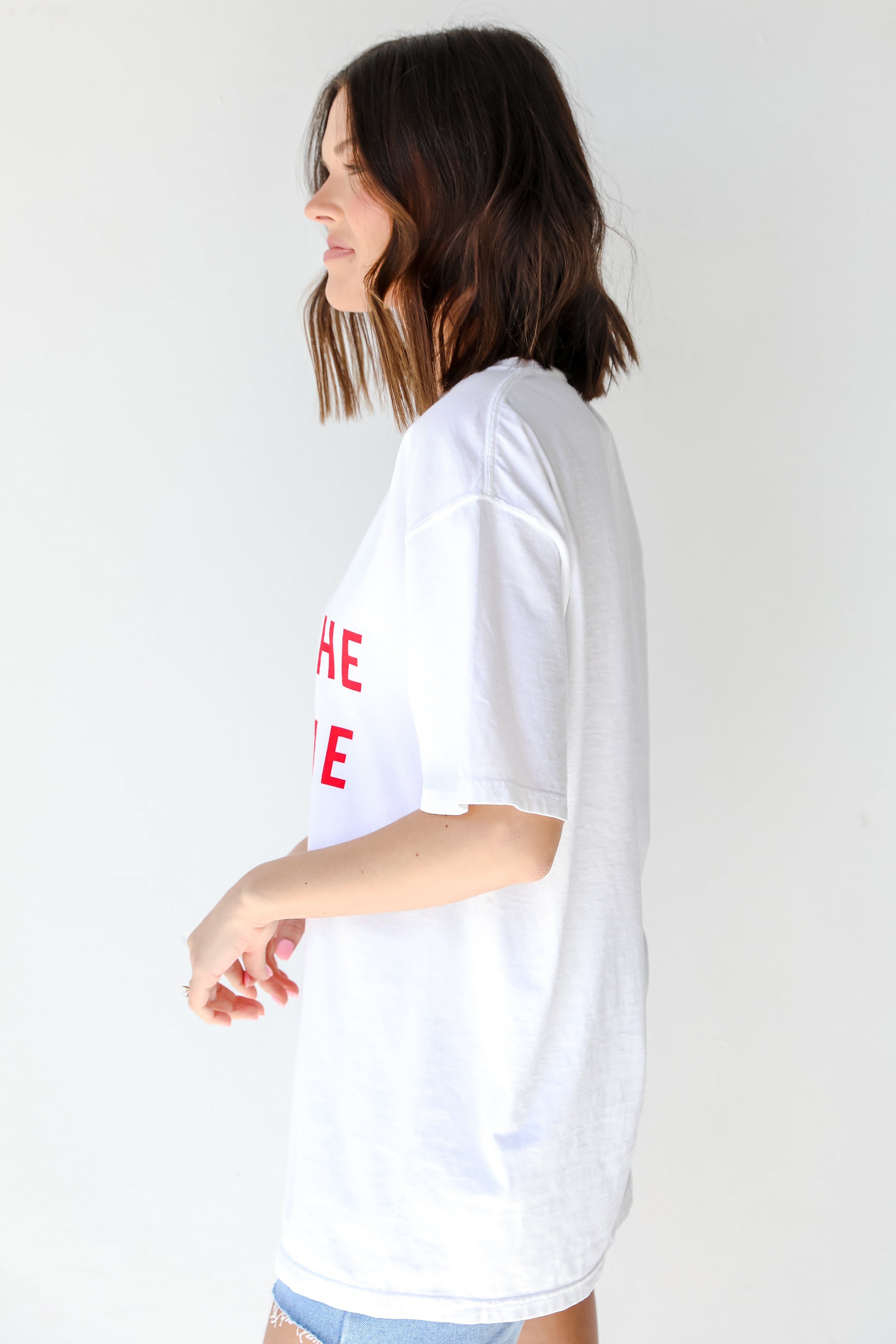 Take Me Out To The Ballgame Graphic Tee side view
