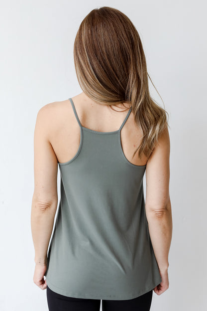 Tank in sage back view