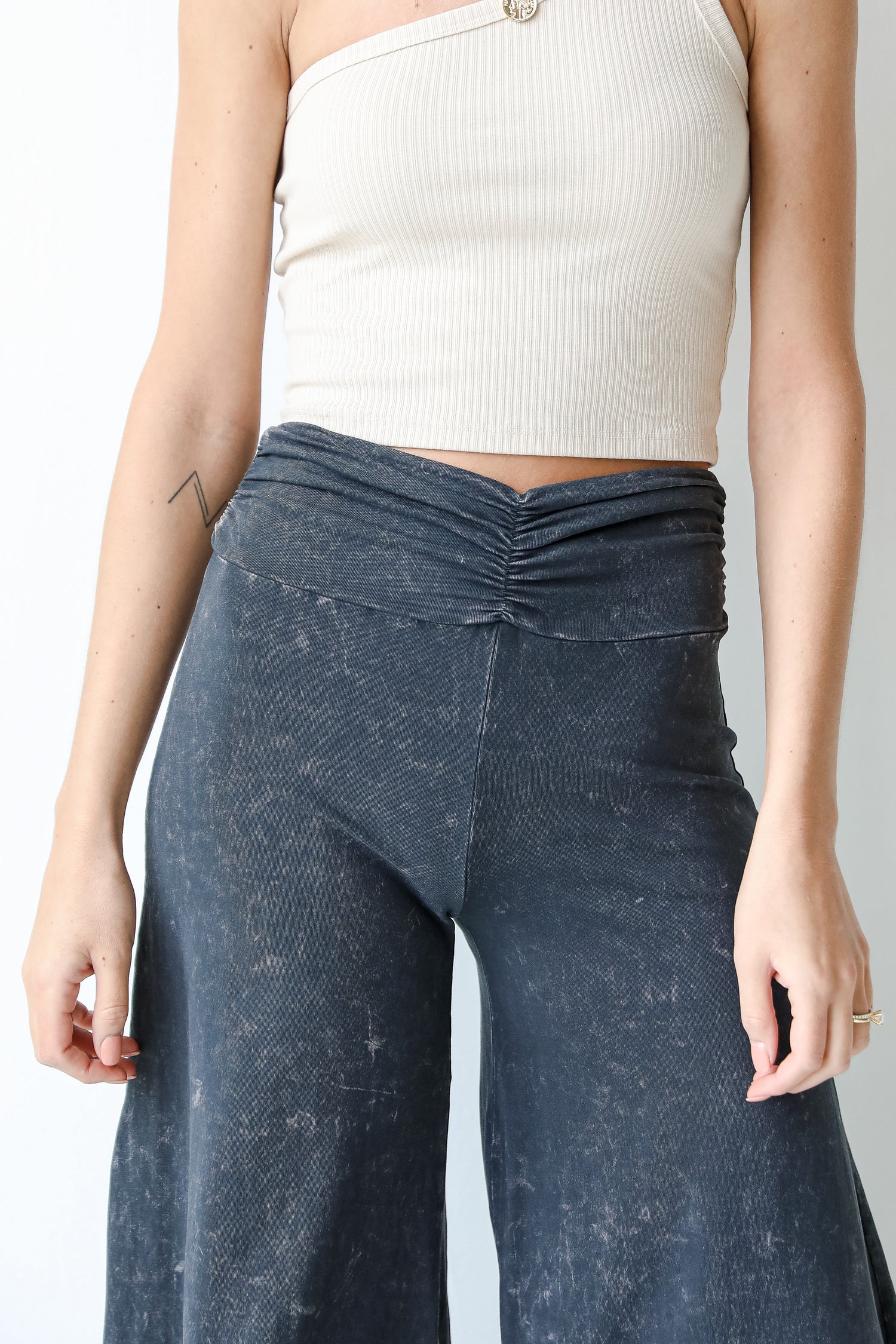 Wide Leg Pants close up