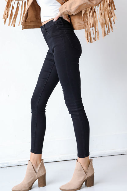 Black Skinny Jeans side view