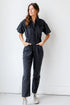 Denim Utility Jumpsuit