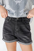 Black Denim Shorts