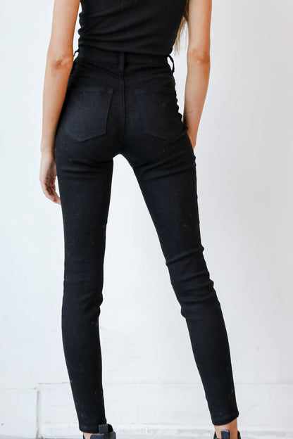 Black Skinny Jeans back view