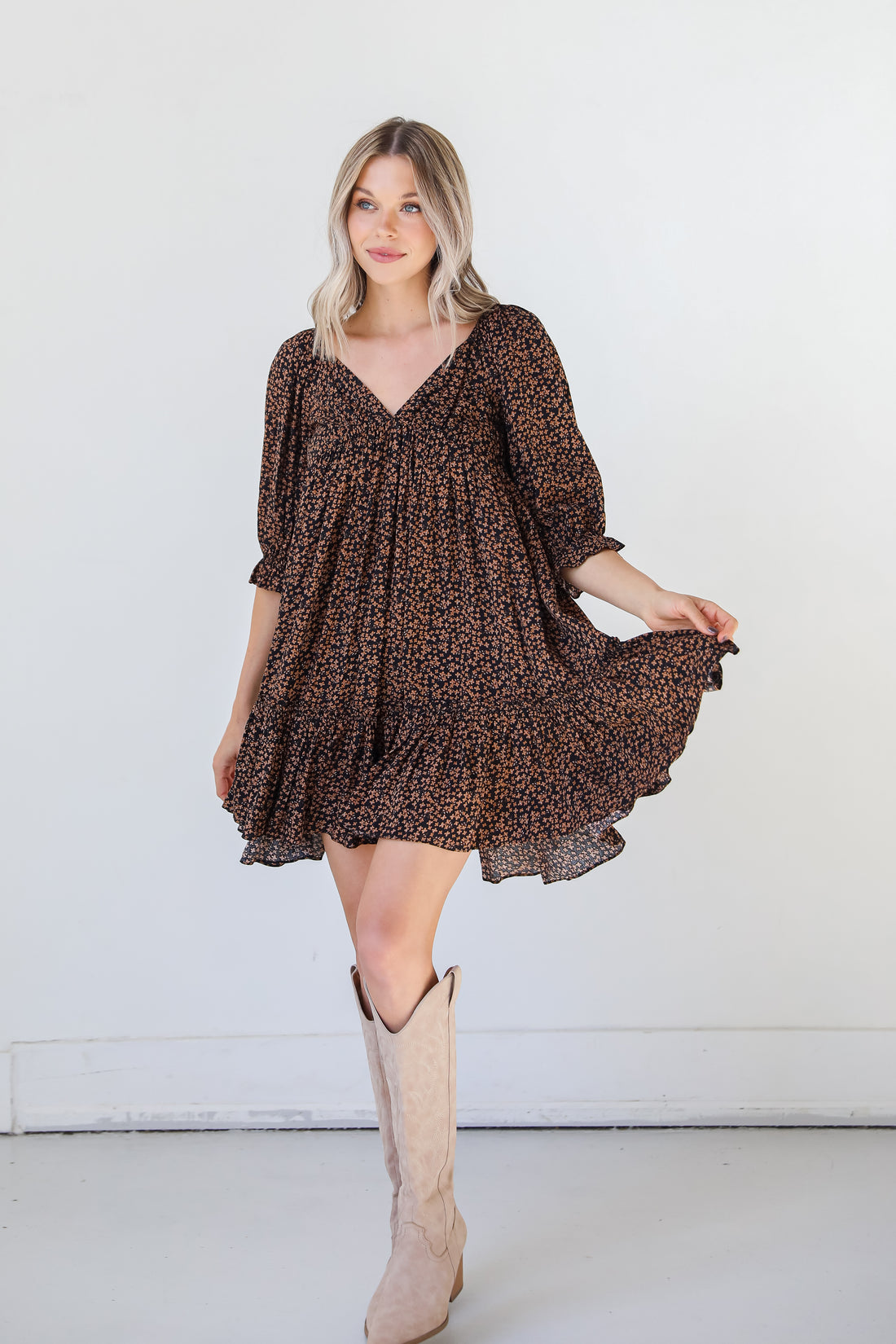 Floral Mini Dress