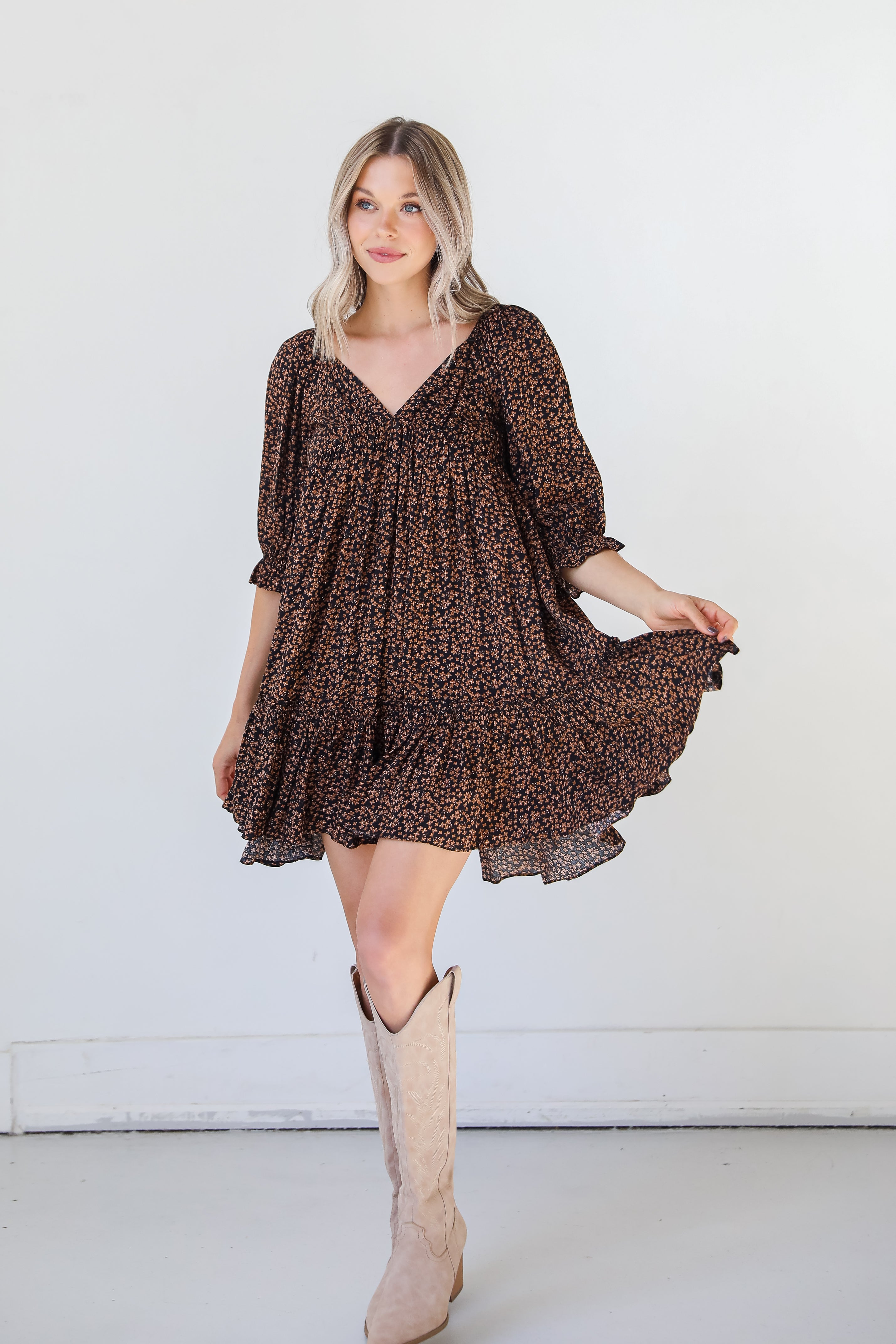 Floral Mini Dress
