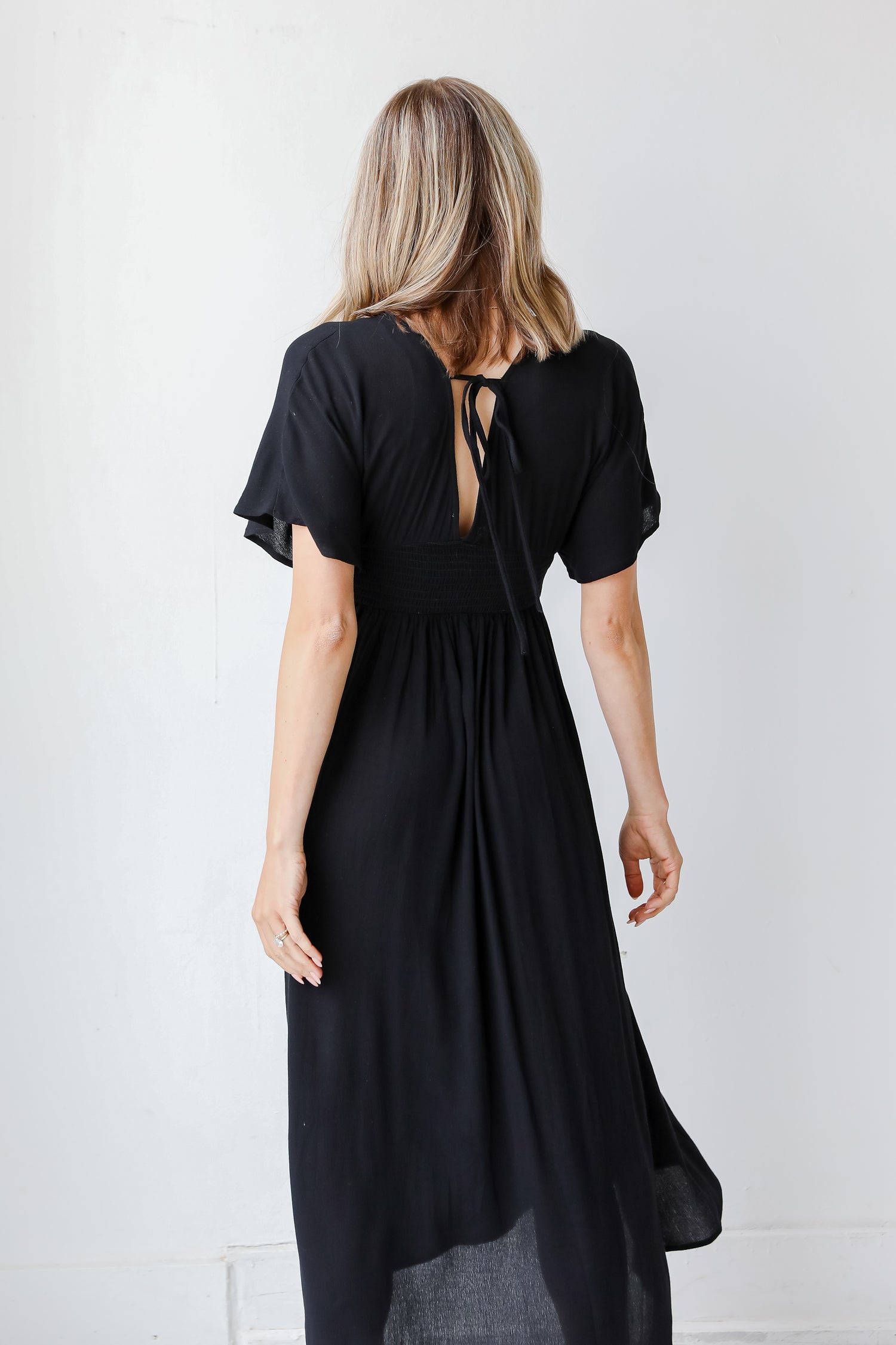 Midi Dress back view