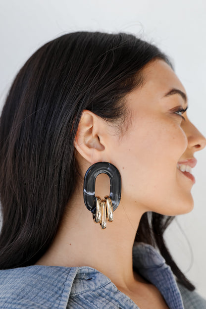 Acrylic Statement Earrings