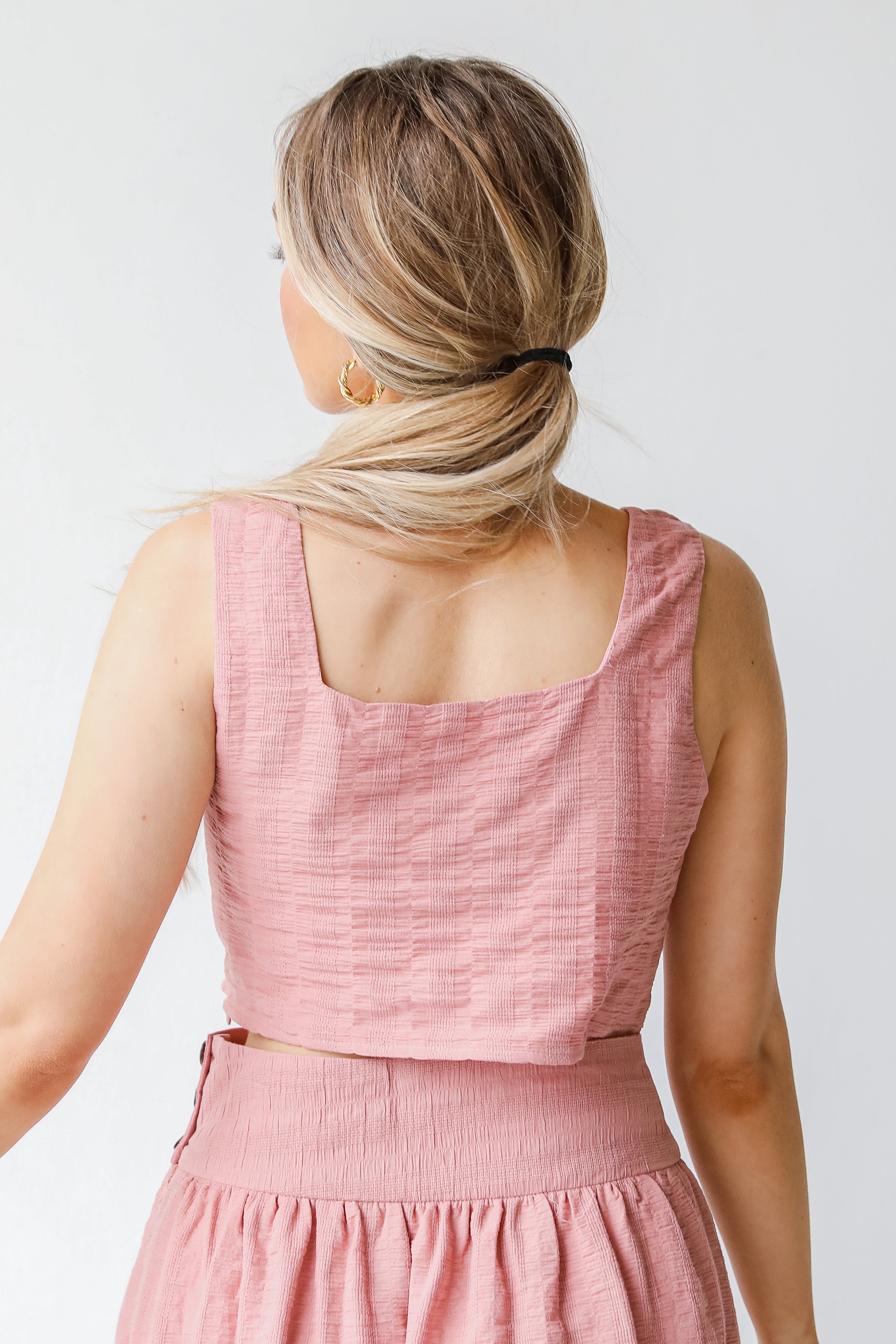 Cropped Tank back view