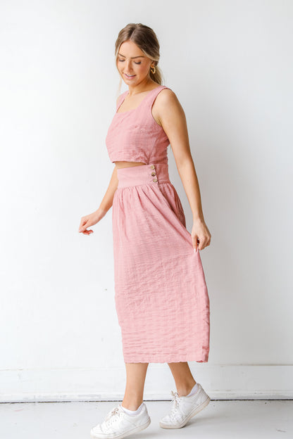 Midi Skirt side view