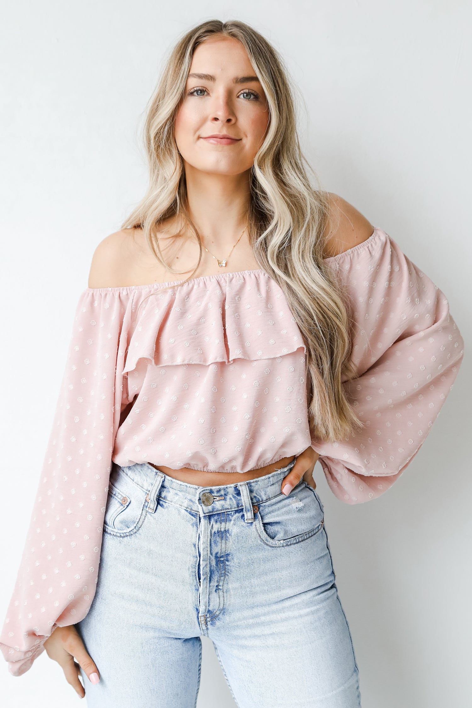 Swiss Dot Blouse
