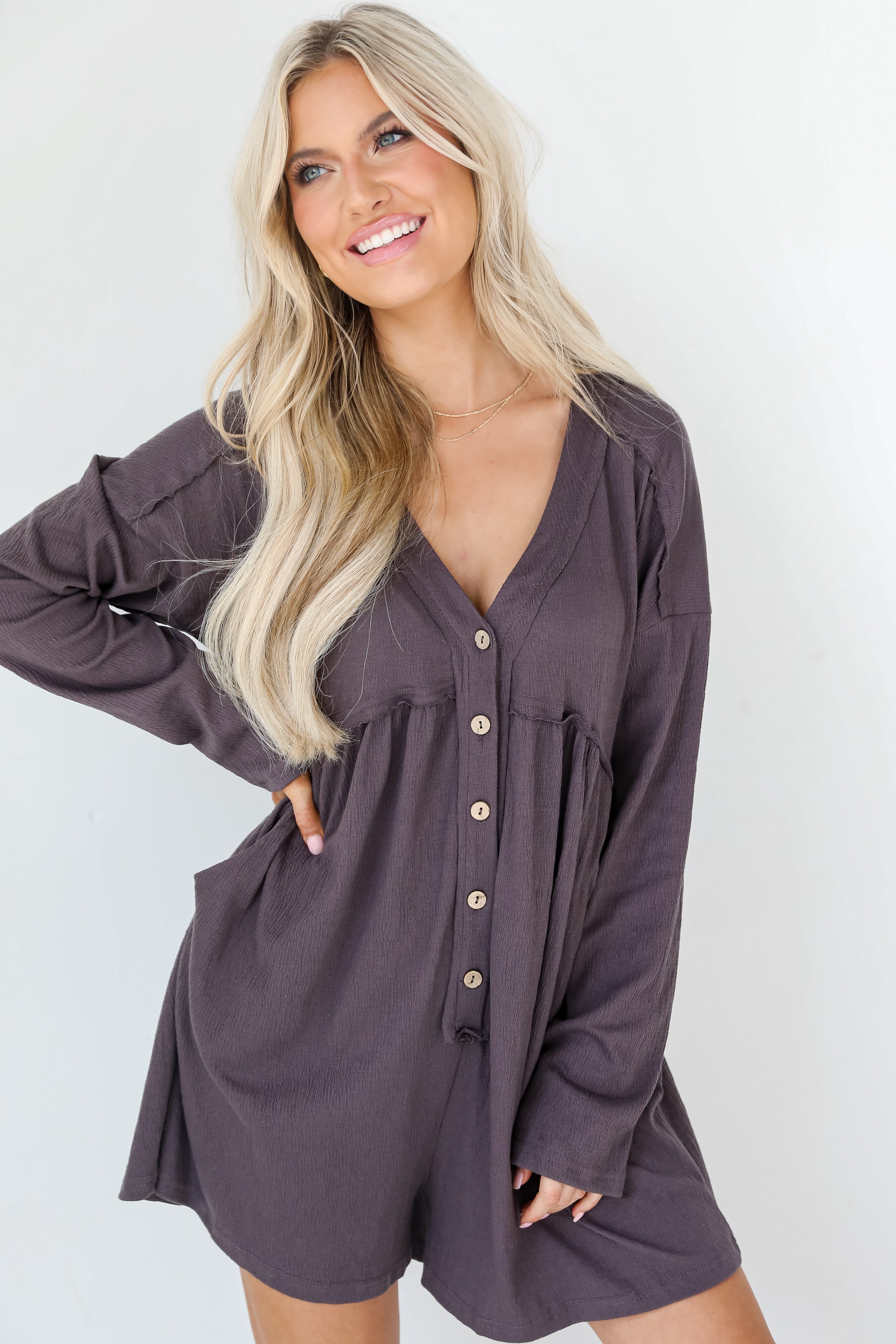grey Romper