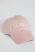 Charleston Embroidered Hat in blush