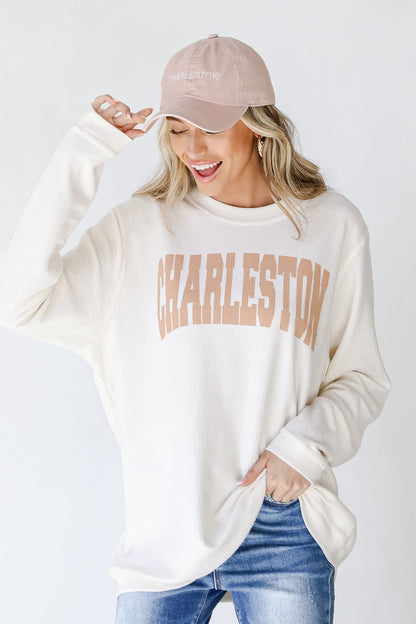 Charleston Corded Pullover front view