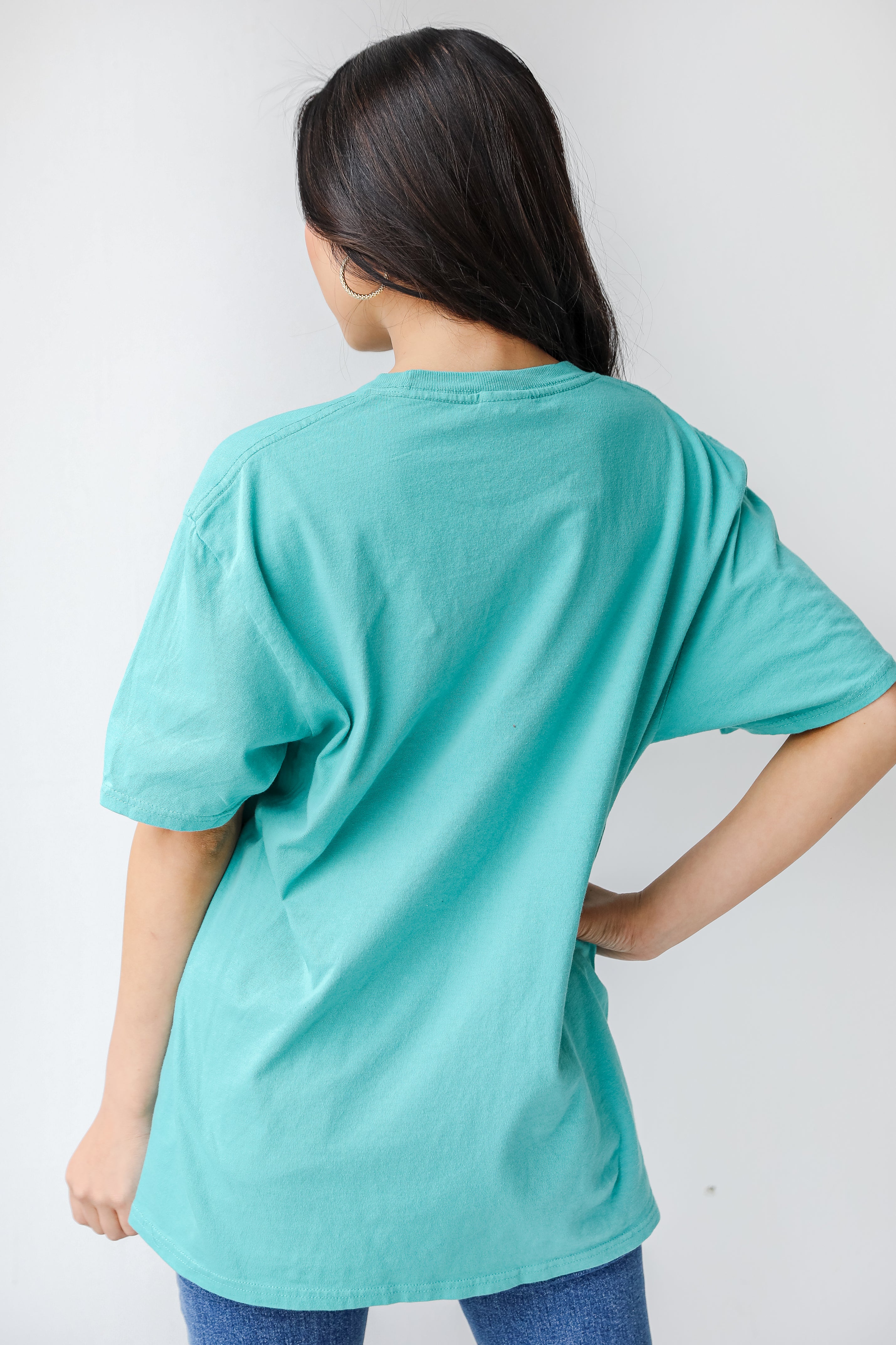 Teal Charleston Tee back view