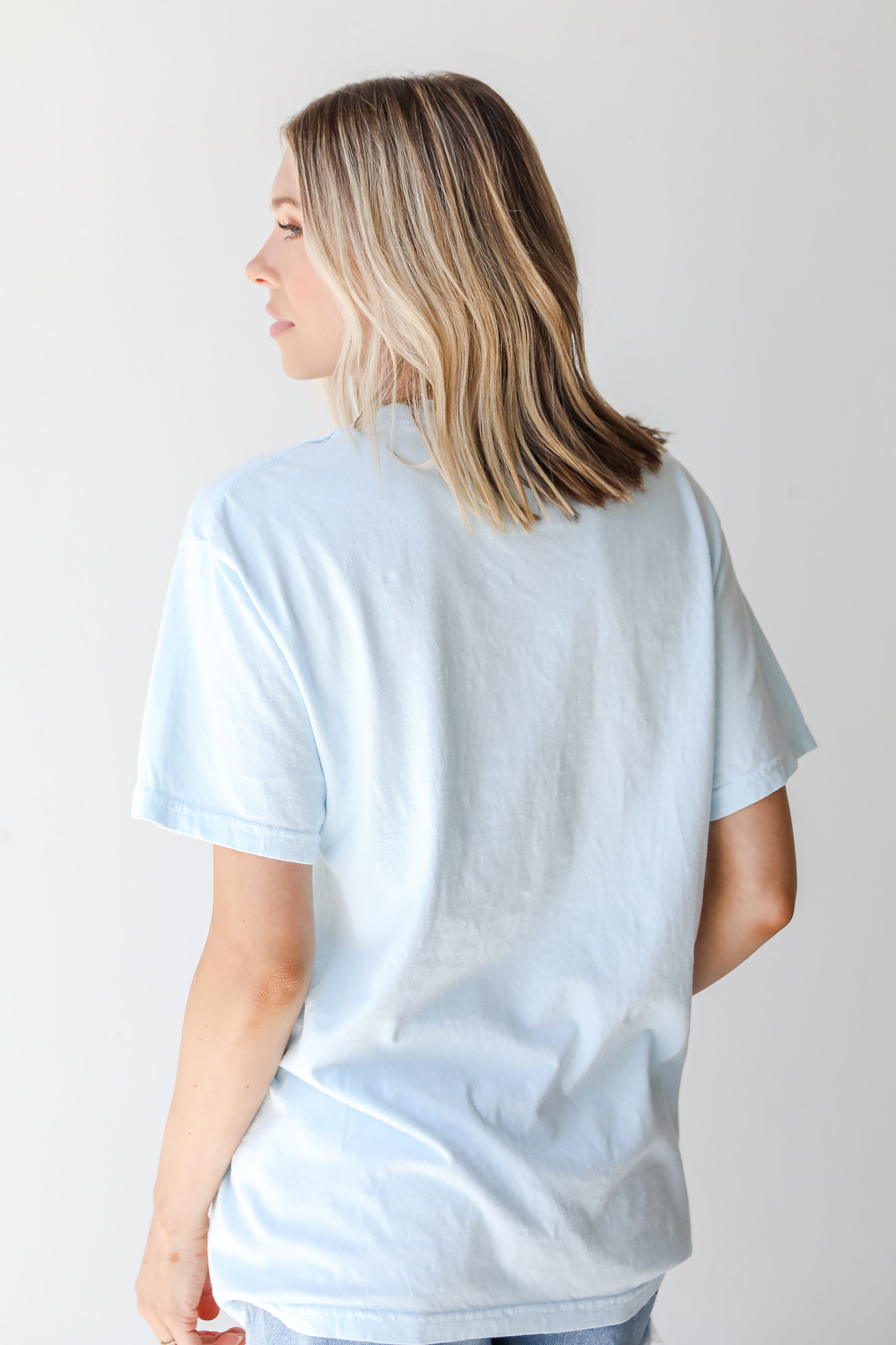 Light Blue Charleston South Carolina Tee back view