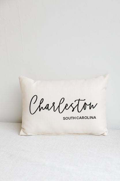 Charleston Script Pillow