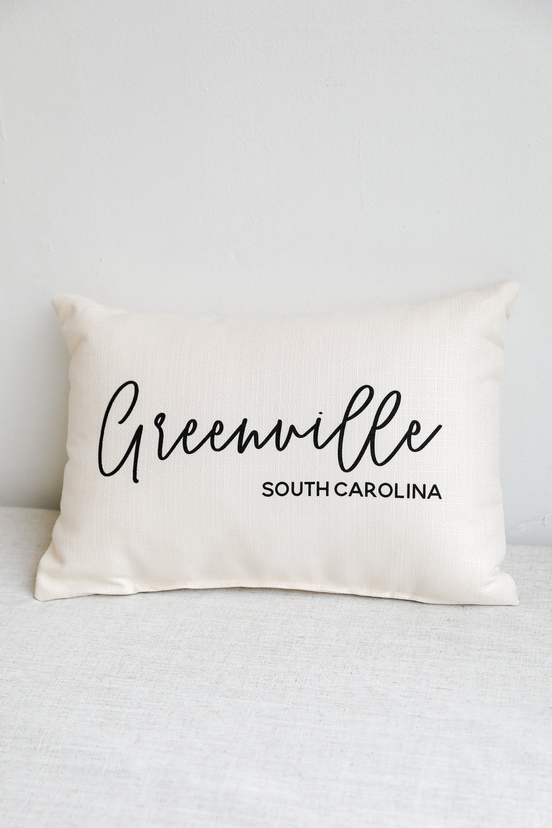 Greenville Script Pillow