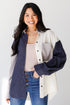 Corduroy Color Block Shacket