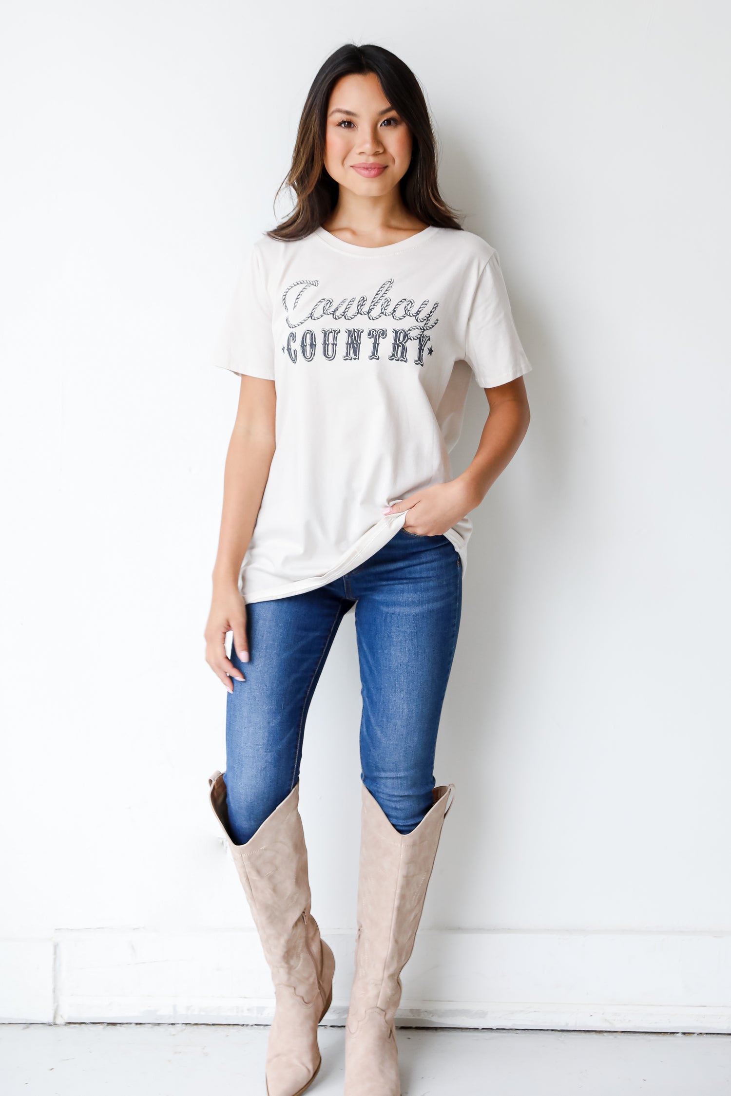 Cowboy Country Graphic Tee front view