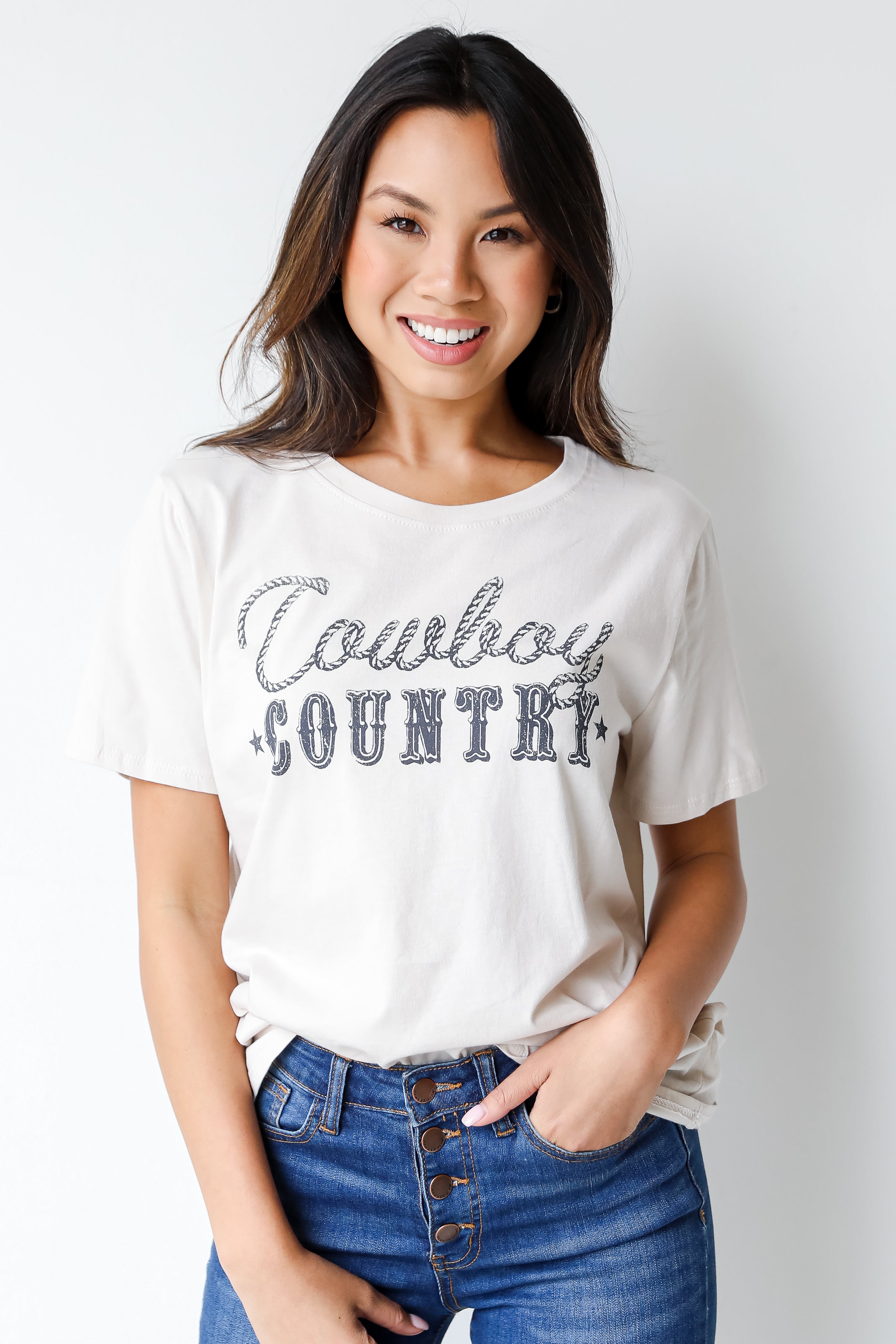 Cowboy Country Graphic Tee on model
