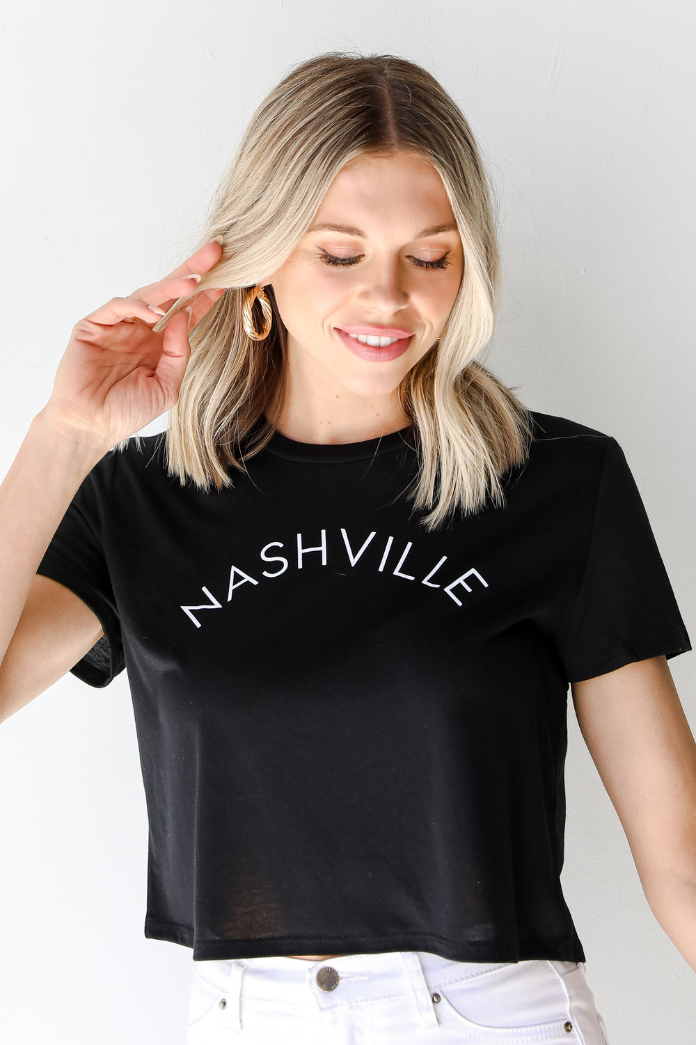 Nashville Cropped Tee from dress up