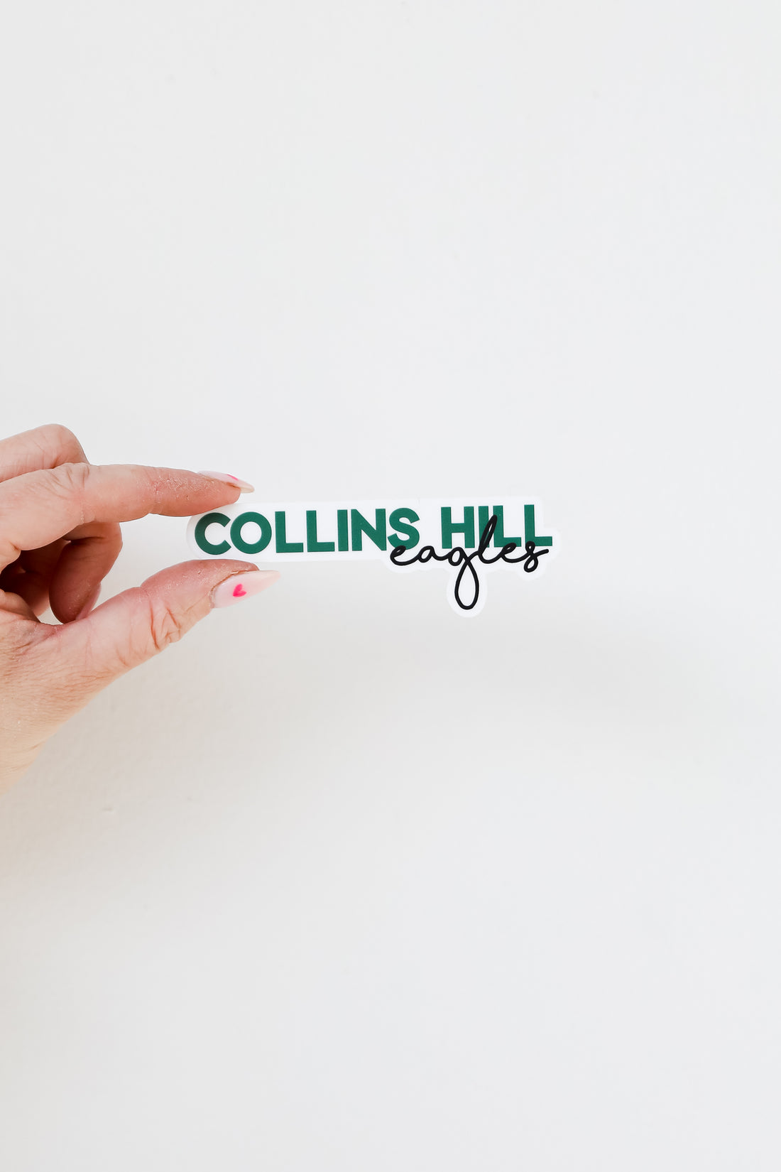 Collins Hill Eagles Sticker flat lay