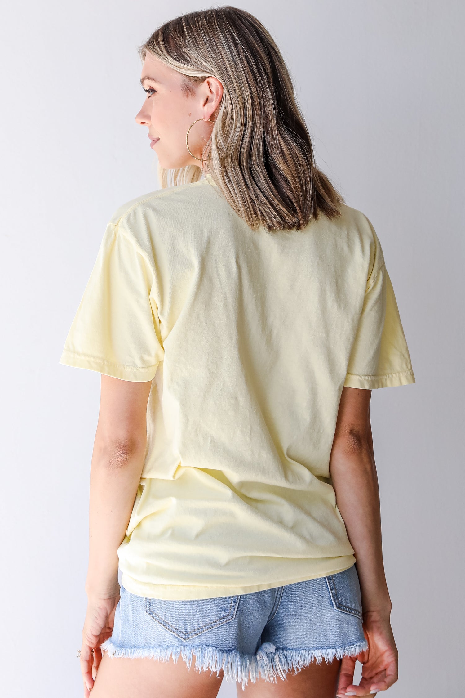 Yellow Savannah Tee back view