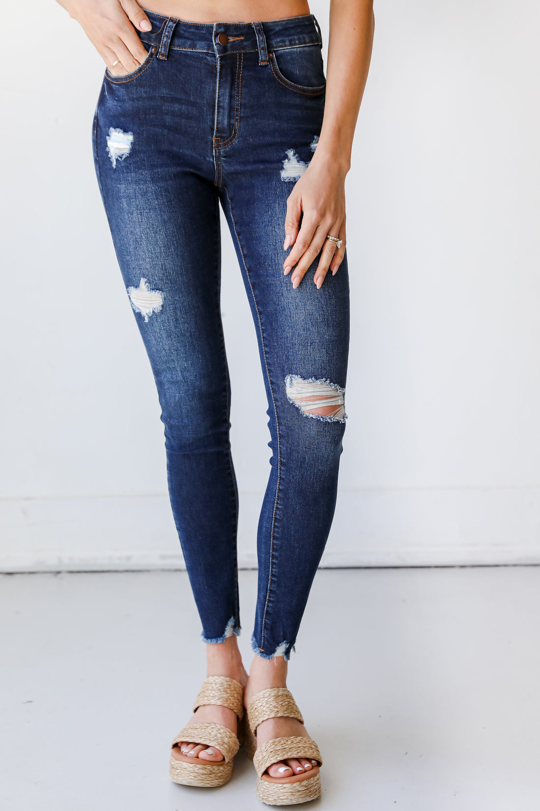 Distressed Skinny Jeans