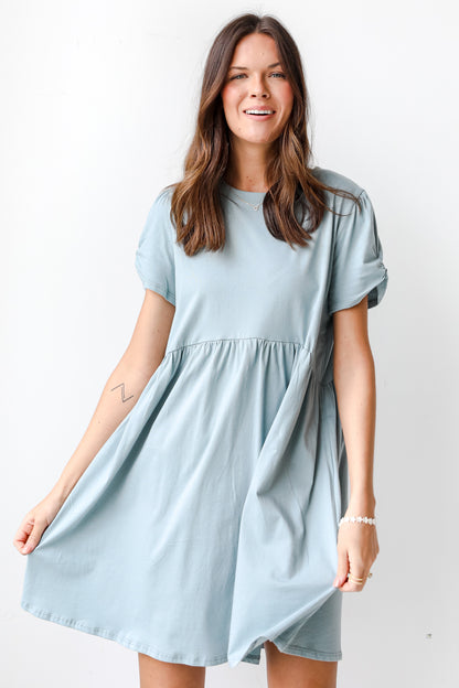 Babydoll Dress on model