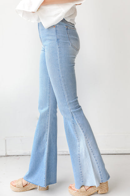 High-Rise Flare Jeans side view