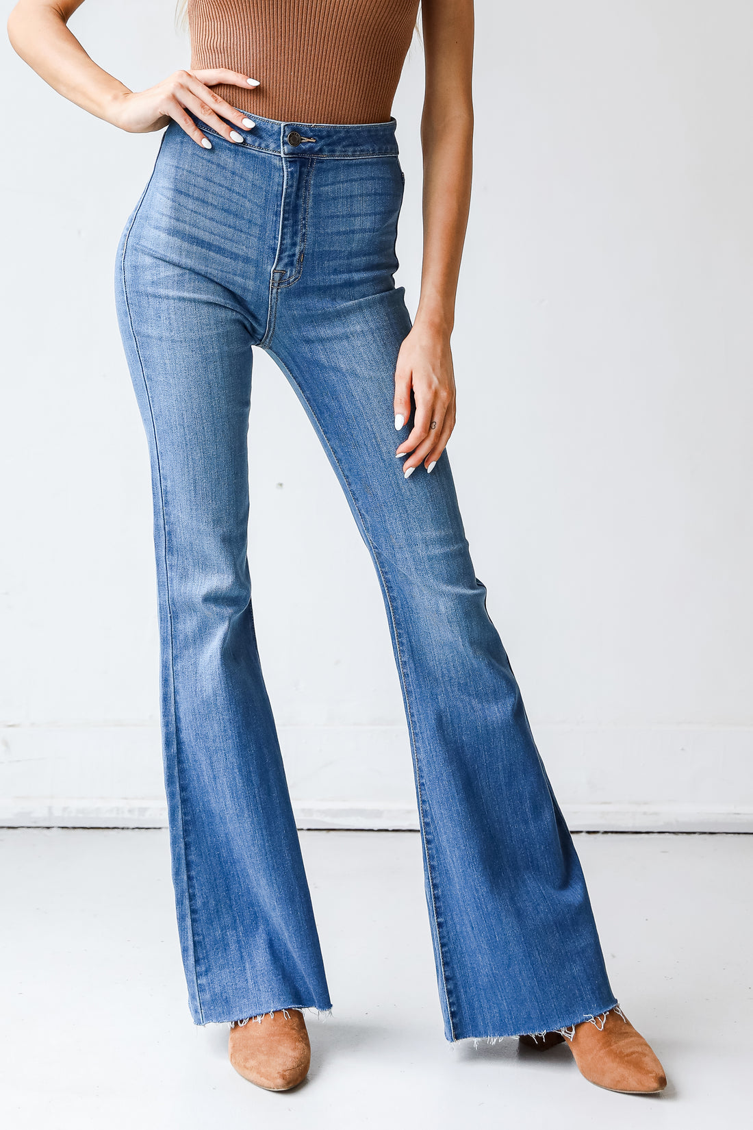 High-Rise Flare Jeans