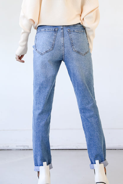 Mom Jeans back view